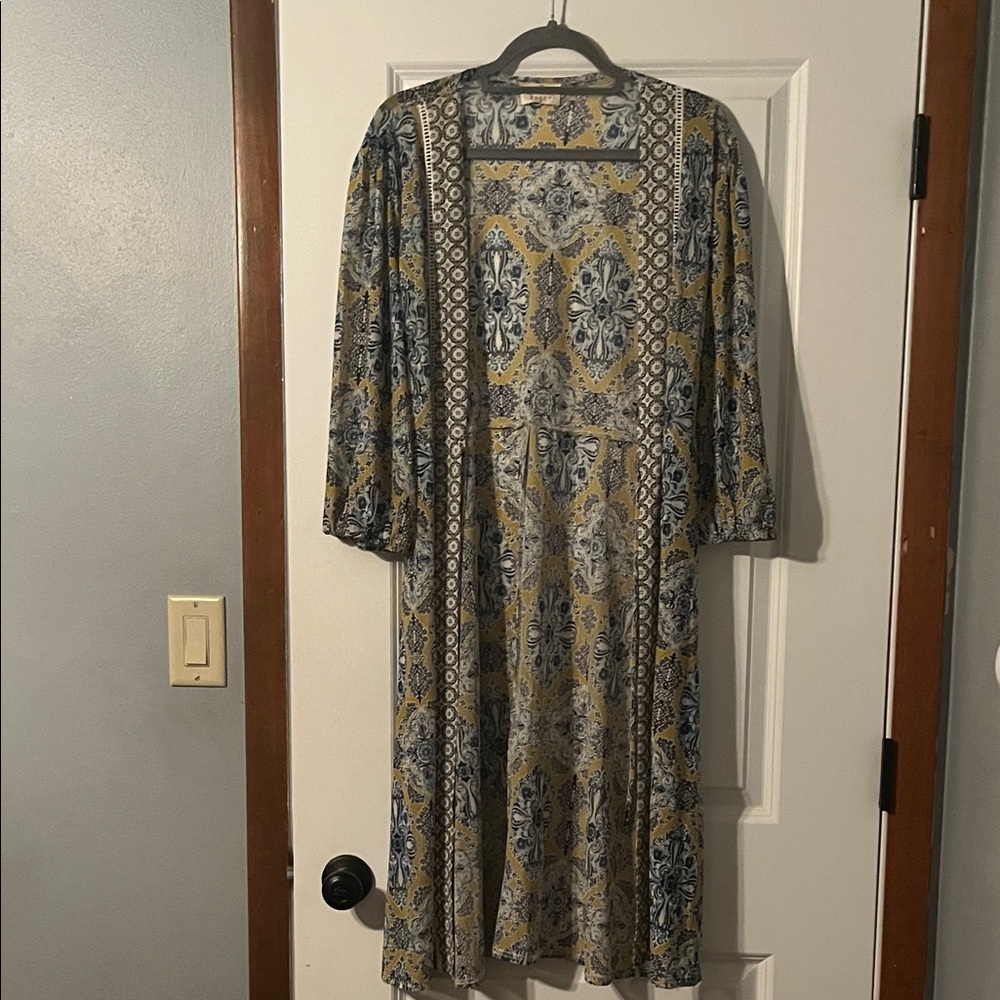 Ember-Bohemian Patterned Kimono